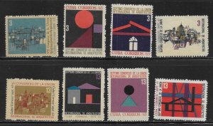 Cuba 806-813 1963 Architects Congress set MNH