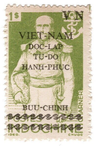 (I.B) Vietnam Postal : Ho Chi Minh Overprint $1