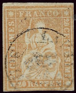 Switzerland #39 Used F-VF SCV$77.50...Grab Popular Stamps!