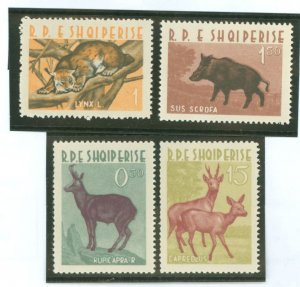 Albania #639-642 Unused Single (Wildlife)