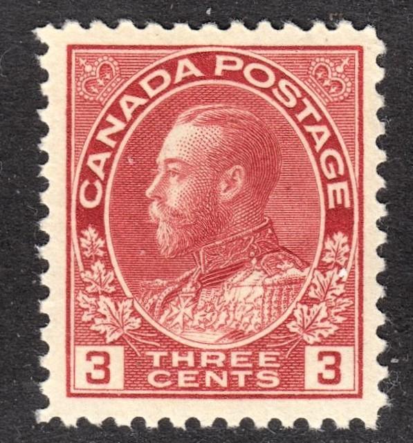 Canada Scott 109  die I  VF mint OG NH.