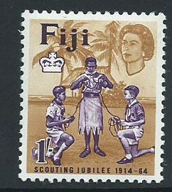 Fiji   QEII SG 337  MLH