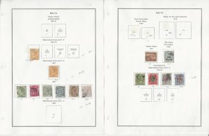 Malta Stamp Collection on 8 Steiner Pages, 1860-1926 Early Classics, JFZ