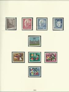 1961-1985 Berlin Unused Never Hinged Stamp Collection In Safe Album