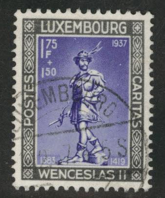 Luxembourg Scott B84 Used 1937 Semi-Postal CV$17.50