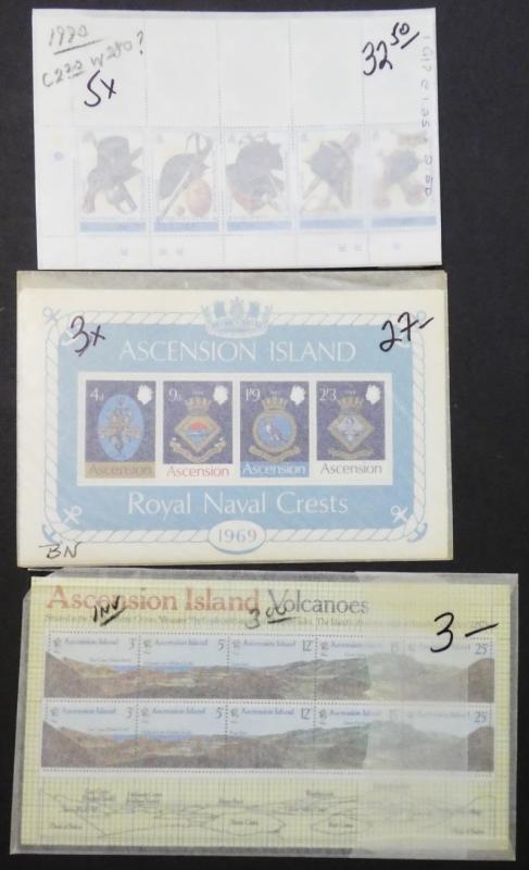 EDW1949SELL : ASCENSION Very clean collection of ALL Cplt sets & S/S. Cat $961.