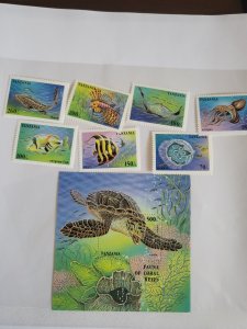 Stamps Tanzania 1404-11 nh