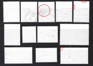 China stamps J137,  J140,  J144,  T112, T114, T118, T123 & more. Lot of 12 mixed