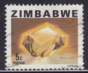 Zimbabwe 417 USED 1980 Citrine