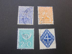 Netherlands 1923 Sc 113-6 FU