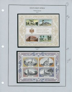 SOUTH WEST AFRICA ALMOST COMPLETE 1968-1989/ MINT 85% NH/LIGHTHOUSE BINDER/DUST 