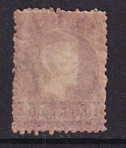 St. Helena #20 used 1868  Victoria 3p on 6p . bar 14 mm perf. 12 1/2 .