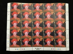 PAPUA NEW GUINEA 2002 ROYALTY.2 Values in Blocks x 25(50 Stamps)MNH(Pap262