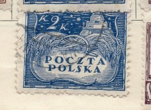 Poland 1919 Early Issue Fine Used 2K. NW-191989