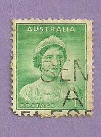 Australia Used Postage Stamp / Scott 167 was hinged