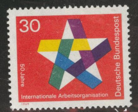 Germany Scott 995 MNH** 1969 ILO stamp