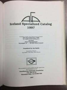 ICELAND SPECIALIZED CATALOG 1997