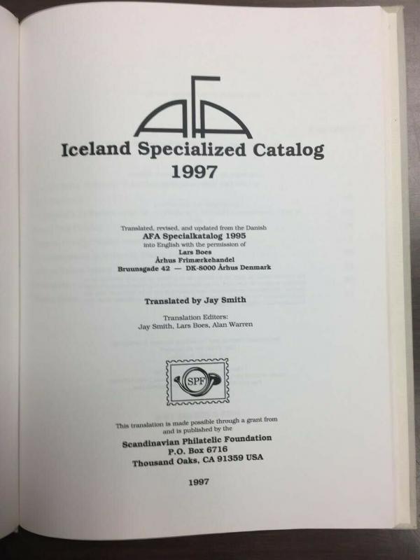 ICELAND SPECIALIZED CATALOG 1997