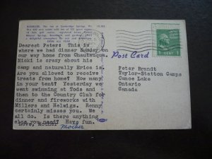 Postal History - USA - Scott# 804 - Used on Postacard