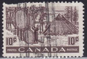 Canada 301 Drying Animal Hides 1950