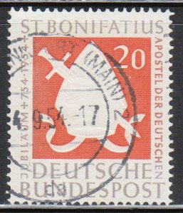 Germany,  20pf Bishop’s Miter (SC# 724) Used