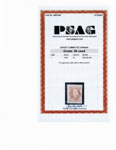 USA #1 Graded 90