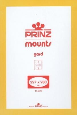 Prinz Stamp Mount 227 x 280 Blocks & Sheetlets Black