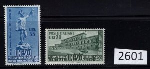 $1 World MNH Stamps (2601) Italy Scott 533-4, set of 2 MNH.  High catalog