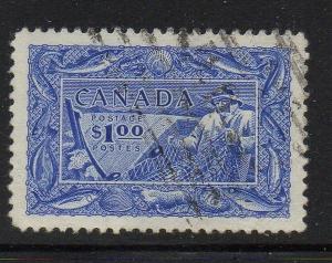 Canada Sc 302 1951 Fishing Industry stamp used