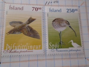 Iceland #  997-98  MNH   Birds