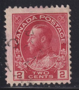 Canada 106 King George V Admiral 2¢ 1911