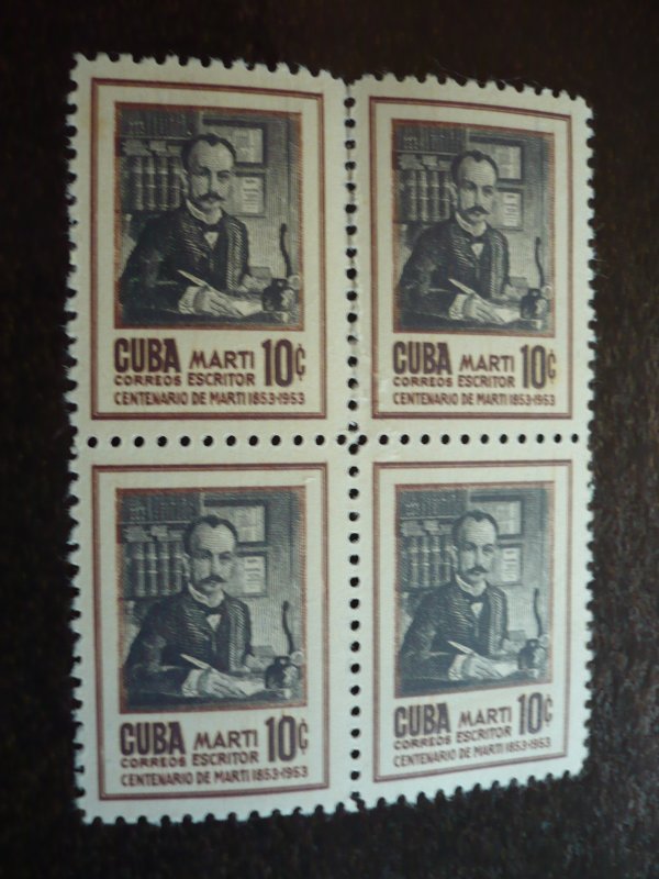 Stamps - Cuba - Scott# 500-509 - Mint Hinged Set of 10 Stamps in Blocks