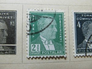 1931 Turkey Turkey 21⁄2k Normal Paper Fine Used A5P21F221-