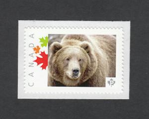 lq. GRIZZLY BEAR = Picture Postage Personalized stamp MNH Canada 2014 [p5w6/4]