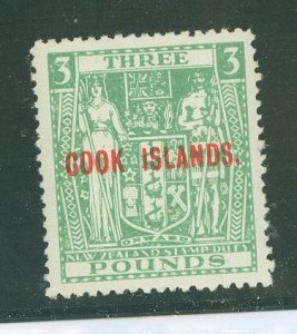 Cook Islands #126B Mint (NH) Single