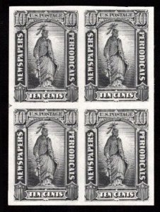 US #PR15P3 10c LEFT ARROW BLOCK PROOF ON INDIA XF CHOICE $65+ LOT #82510-7