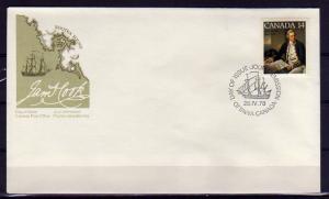 Canada Capt. James Cook First Day Cover