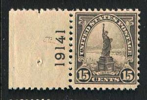 1922  Sc 566 MH OG plate no. CV $35