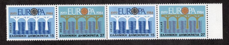 Greece   #1493-1494    MNH 1984  2 pairs  Europa