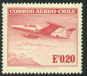 CHILE 1962 20c BEECHCRAFT Monoplane Scott No C239 MNH