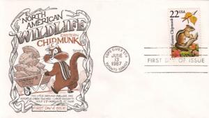 #2297 Eastern Chipmunk Bennett FDC