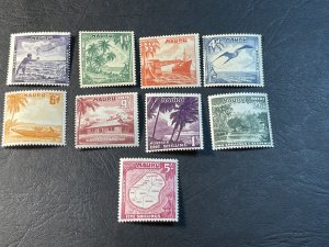 NAURU # 39-47-MINT/NEVER HINGED-----COMPLETE SET------1954(LOTC)