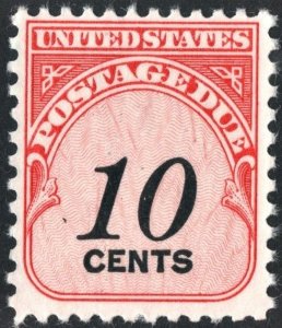 SC#J97 10¢ Postage Due Single (1959) Used