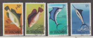 Tanzania Scott #66-69 Stamps - Used Set