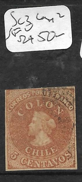 CHILE (P2003B) COLUMBUS 5C  SC 3    VFU  COPY 2