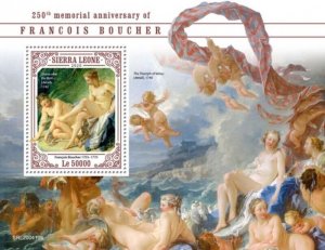 Sierra Leone - 2020 Artist Francois Boucher - Stamp Souvenir Sheet - SRL200419b