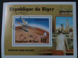 ​NIGER-1977-  OPERATION VIKING TO THE MARS-CTO S/S VERY FINE-FANCY CANCEL