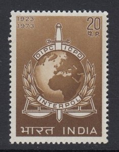 India 594 INTERPOL mnh