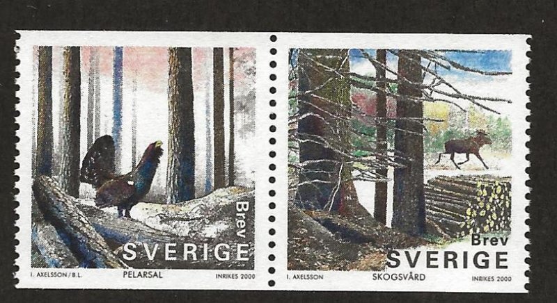 SWEDEN SC# 2376-7 (FACIT #2180.SX2)  FVF/MOG