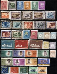 400+ INDONESIA Republic Stamps Postage Collection Commemorative 1948-91 Used MLH